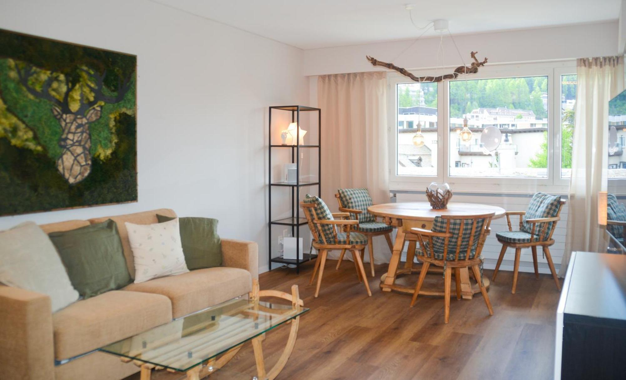 Swissme - Neu-Seeblick-Balkon-Parkplatz-Nahe Bergbahn St. Moritz Exterior photo